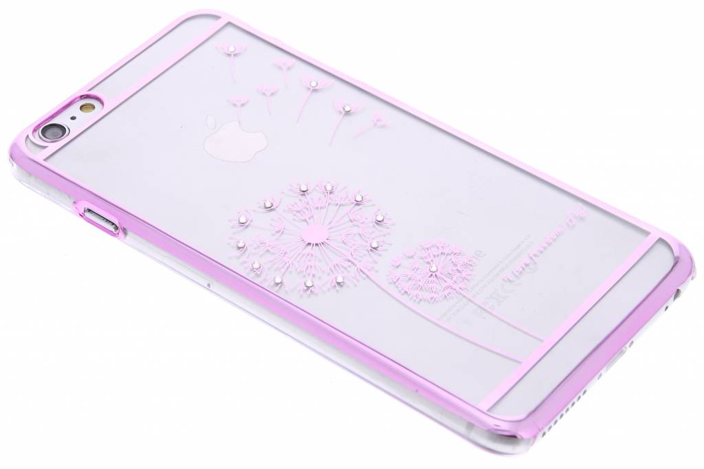 Image of Roze transparant paardenbloem design hardcase hoesje voor de iPhone 6(s) Plus