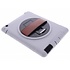 Grijze defender tablethoes met strap voor de iPad 2 / 3 / 4 Grijze defender tablethoes met strap voor de iPad 2 / 3 / 4