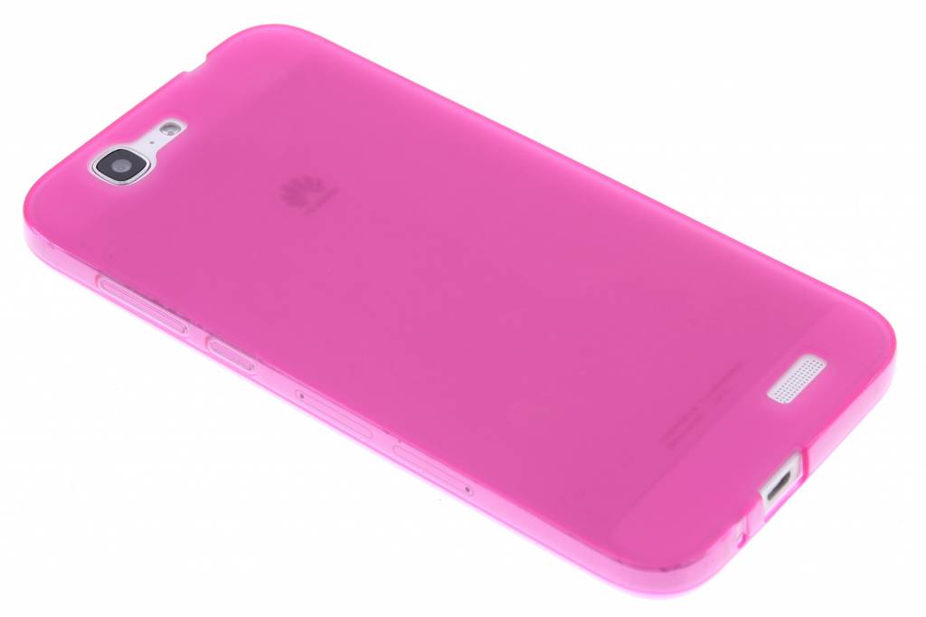 Image of Fuchsia hard siliconen hoesje voor de Huawei Ascend G7