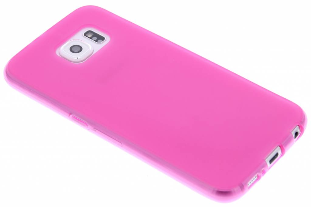 Image of Fuchsia hard siliconen hoesje voor de Samsung Galaxy S6