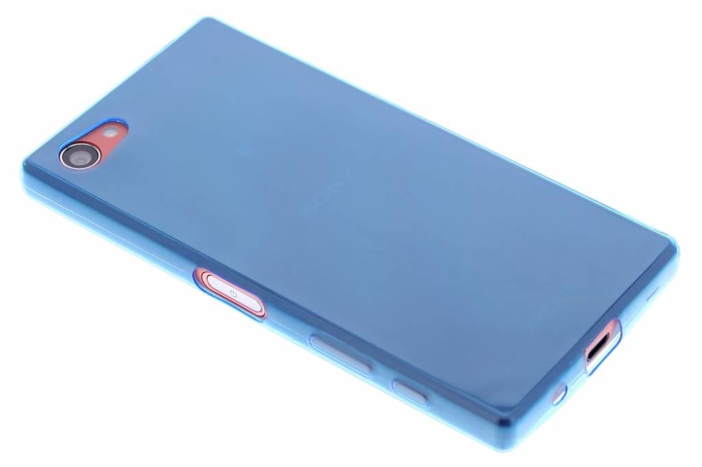 Image of Blauw ultra thin transparant TPU hoesje voor de Sony Xperia Z5 Compact