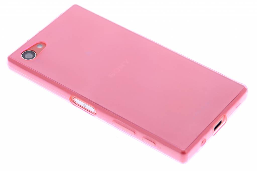 Image of Roze ultra thin transparant TPU hoesje voor de Sony Xperia Z5 Compact