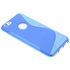 Blauw S-line TPU hoesje voor de iPhone 6 / 6s Blauw S-line TPU hoesje voor de iPhone 6 / 6s
