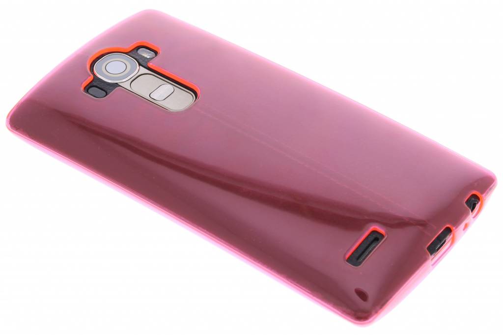 Image of Roze transparante gel case voor de LG G4