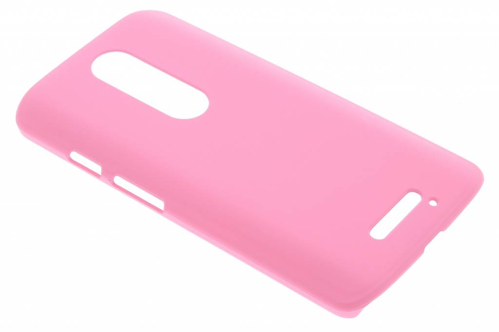 Image of Roze effen hardcase hoesje voor de Motorola Moto X Style