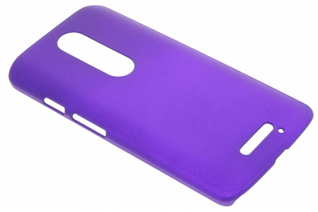 Image of Paars effen hardcase hoesje voor de Motorola Moto X Style