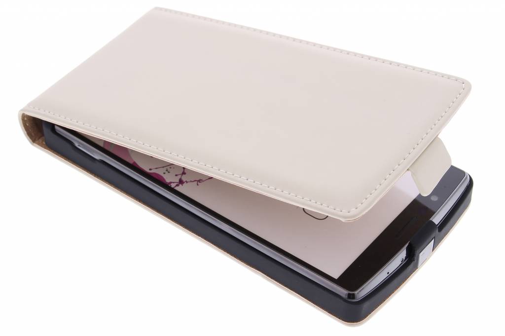 Image of Luxe Flipcase voor de LG G4 - Gebroken wit
