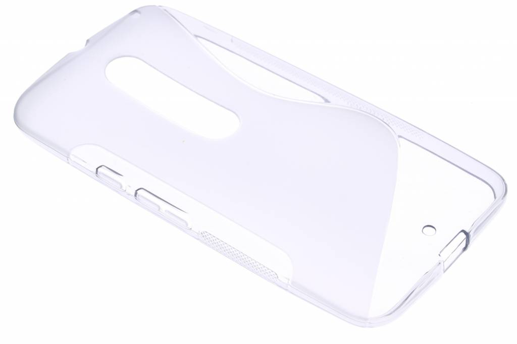 Image of Transparant S-line TPU hoesje voor de Motorola Moto X Style