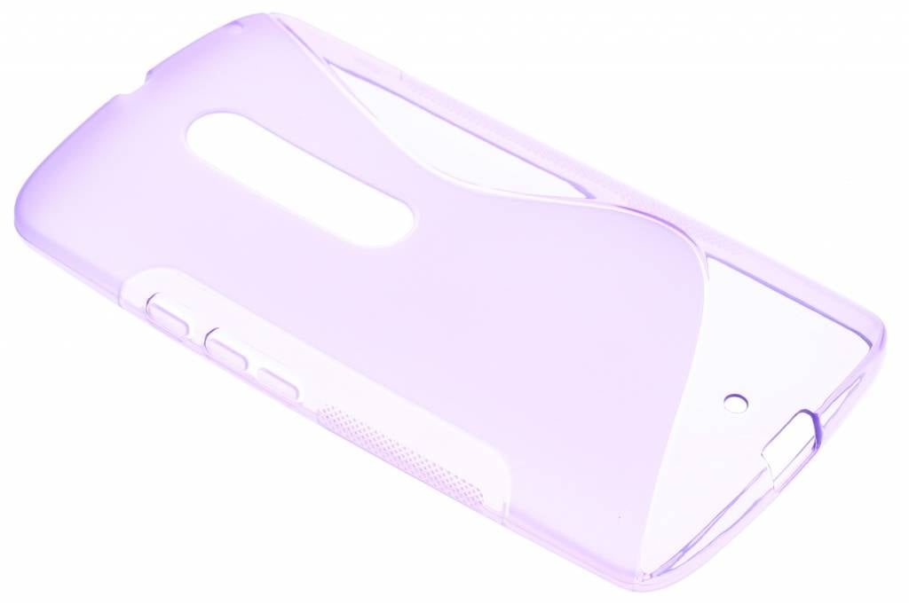 Image of Paars S-line TPU hoesje voor de Motorola Moto X Play