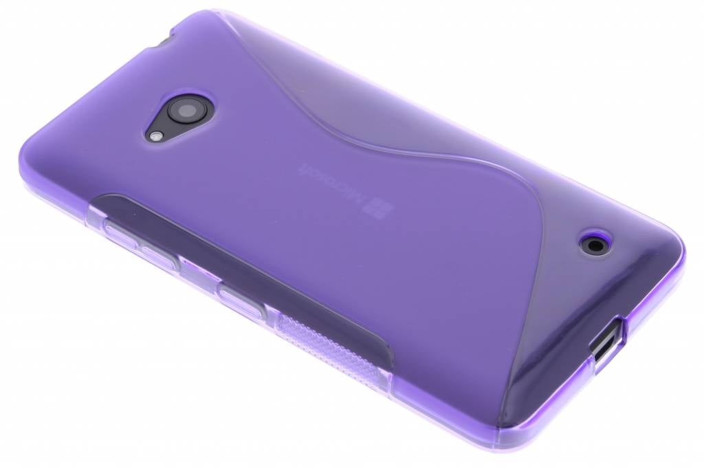 Image of Paars S-line TPU hoesje voor de Microsoft Lumia 640