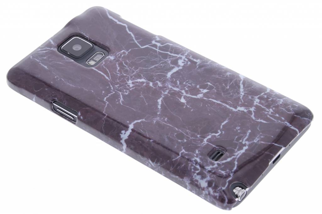 Image of Donkerpaars marmer hardcase hoesje voor de Samsung Galaxy Note 4