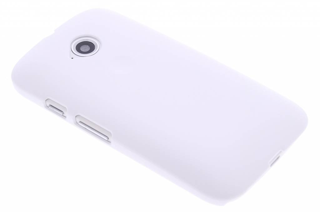 Image of Wit effen hardcase hoesje voor de Motorola Moto E 2015