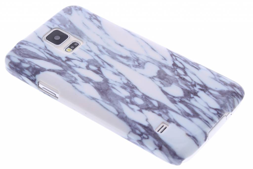 Image of Blauw marmer hardcase hoesje voor de Samsung Galaxy S5 (Plus) / Neo