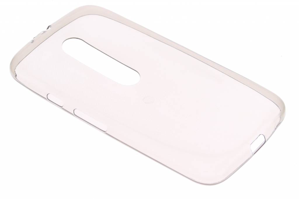 Image of Grijs ultra thin transparant TPU hoesje voor de Motorola Moto G 3rd Gen 2015