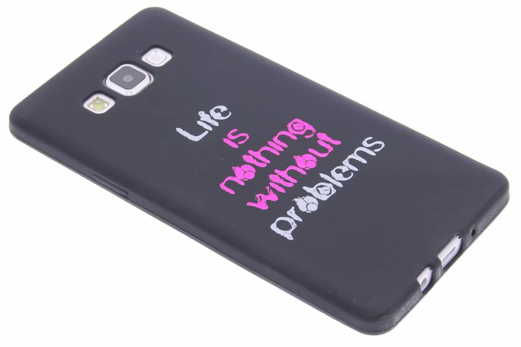Image of Life problems glow in the dark TPU case voor de Samsung Galaxy A7