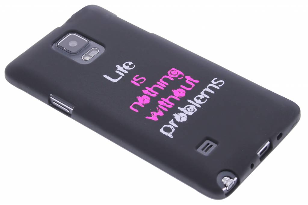Image of Life problems glow in the dark TPU case voor de Samsung Galaxy Note 4