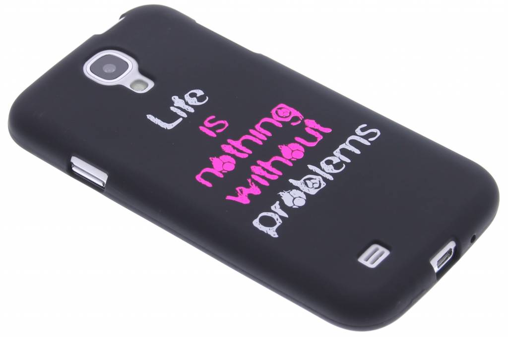 Image of Life problems glow in the dark TPU case voor de Samsung Galaxy S4