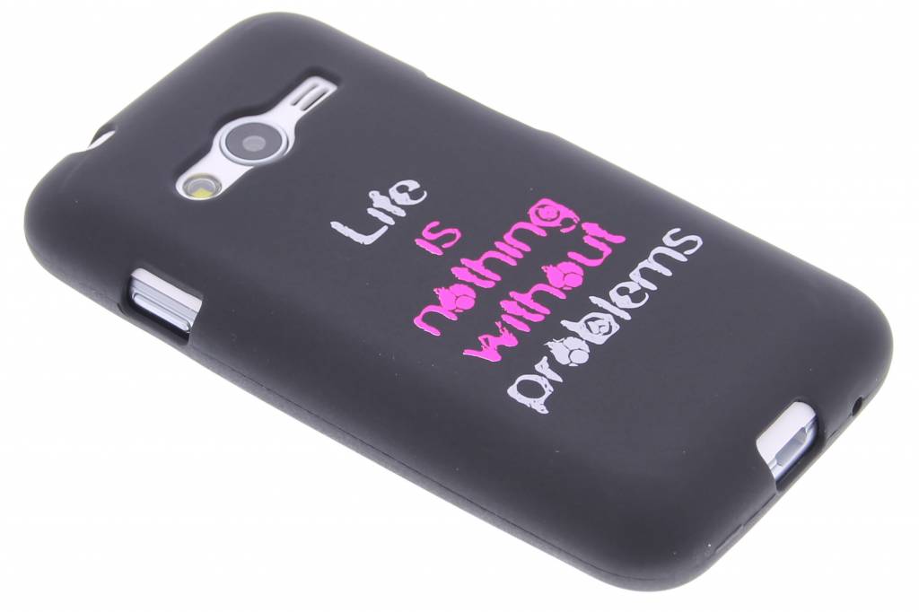 Image of Life problems glow in the dark TPU case voor de Samsung Galaxy Trend 2 (Lite)