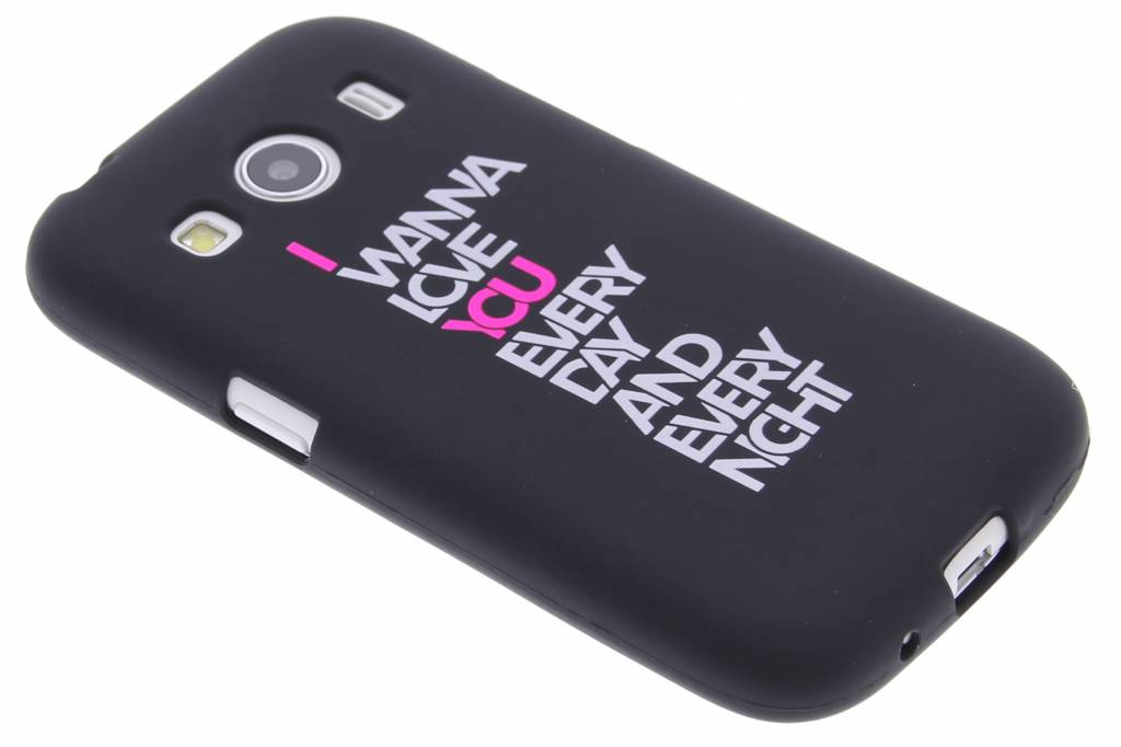 Image of I wanna love you glow in the dark TPU case voor de Samsung Galaxy Ace 4