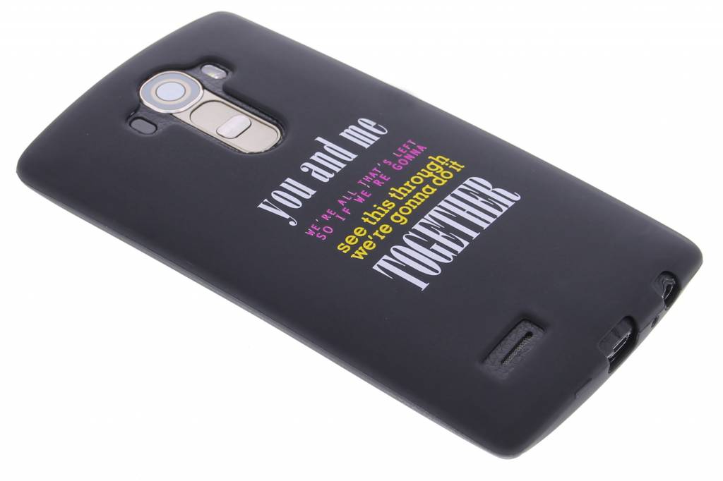 Image of You and me glow in the dark TPU case voor de LG G4