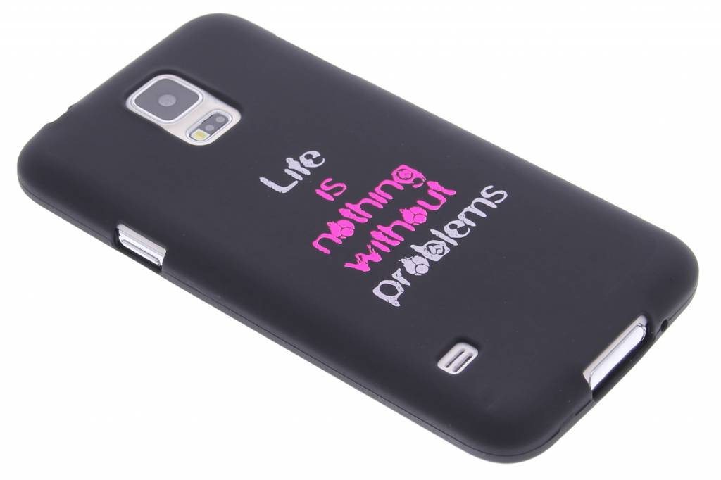 Image of Life problems glow in the dark TPU case voor de Samsung Galaxy S5 (Plus) / Neo