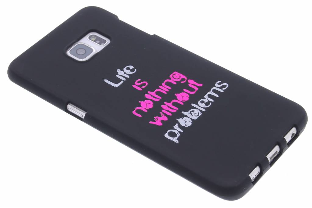 Image of Life problems glow in the dark TPU case voor de Samsung Galaxy S6 Edge Plus