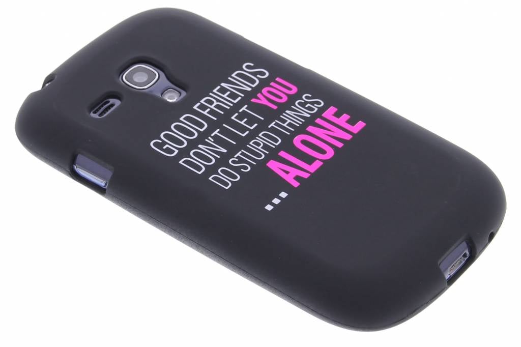 Image of Good friends glow in the dark TPU case voor de Samsung Galaxy S3 Mini