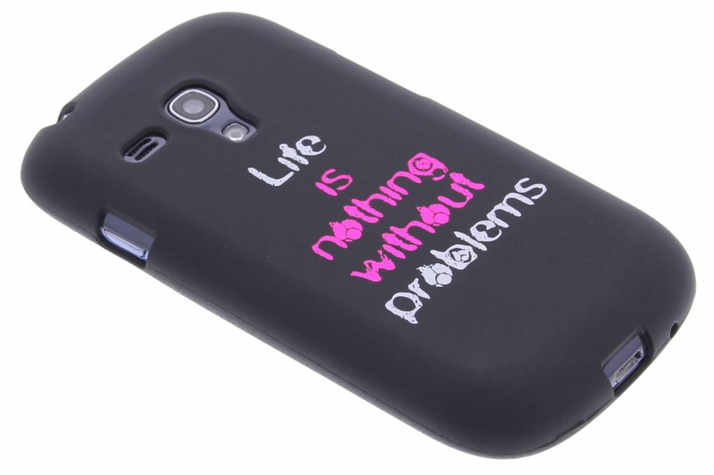 Image of Life problems glow in the dark TPU case voor de Samsung Galaxy S3 Mini