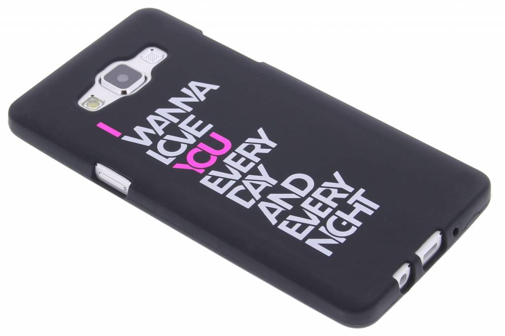 Image of I wanna love you glow in the dark TPU case voor de Samsung Galaxy A5