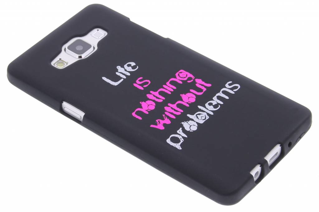 Image of Life problems glow in the dark TPU case voor de Samsung Galaxy A5