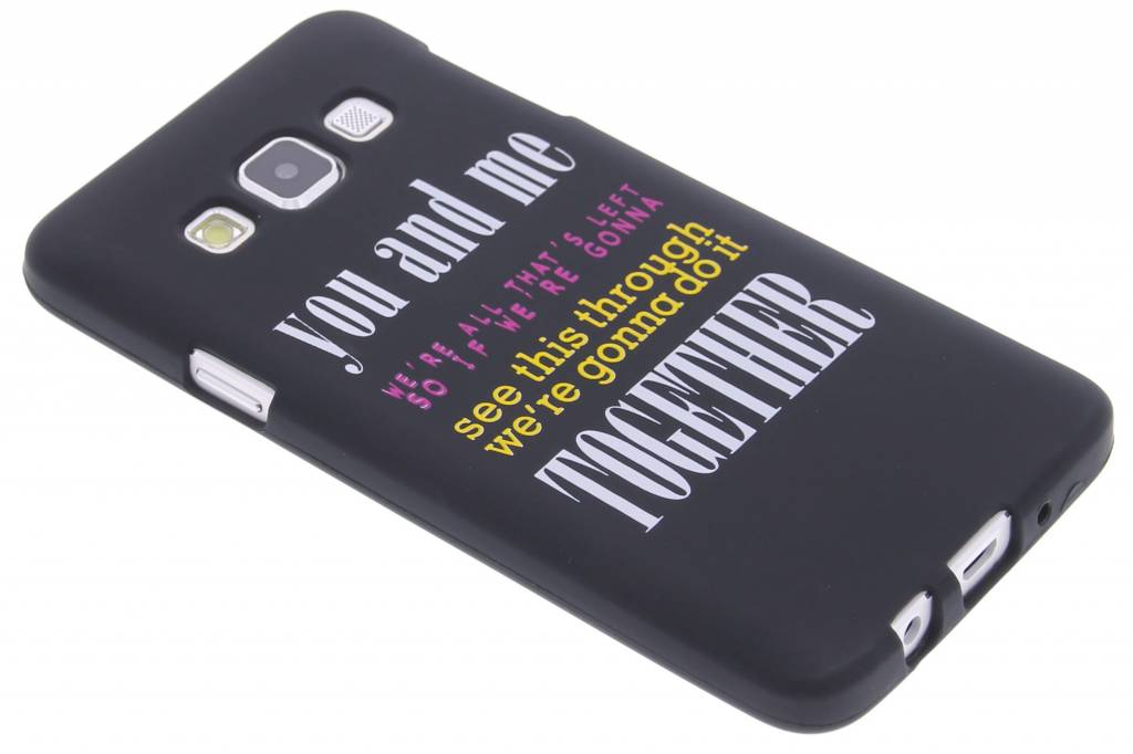 Image of You and me glow in the dark TPU case voor de Samsung Galaxy A3