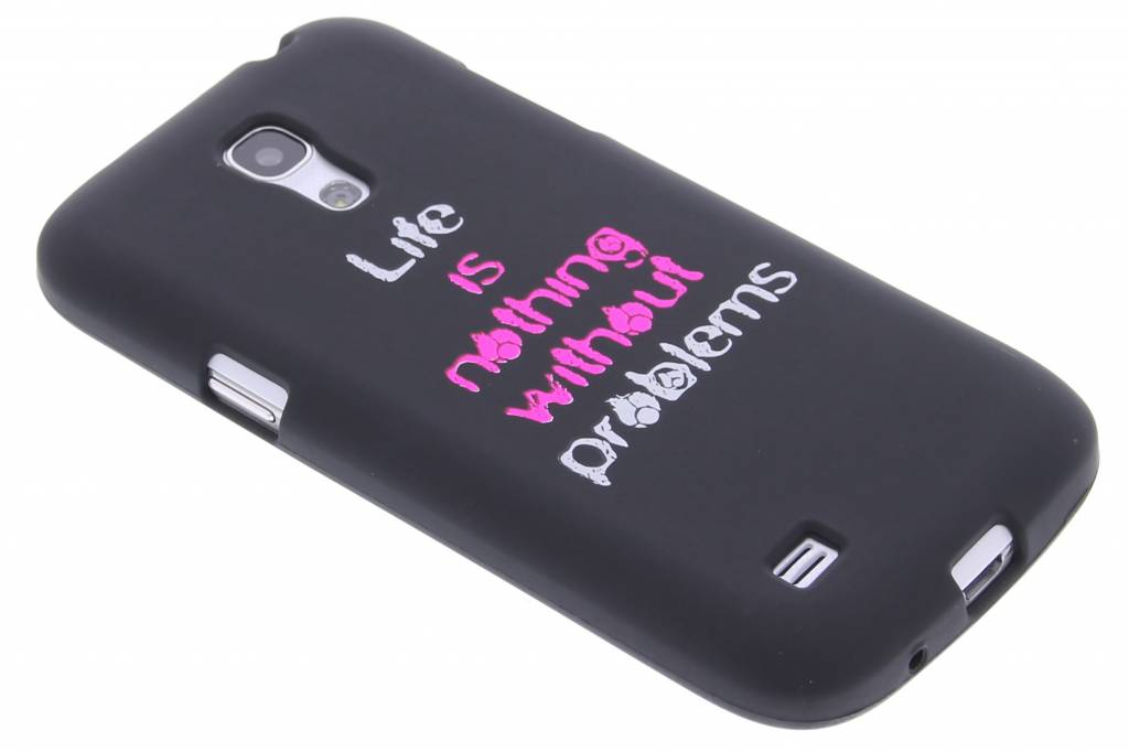 Image of Life problems glow in the dark TPU case voor de Samsung Galaxy S4 Mini