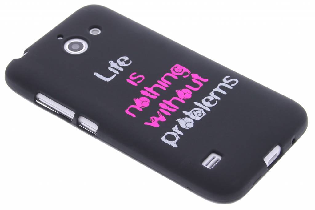 Image of Life problems glow in the dark TPU case voor de Huawei Ascend Y550