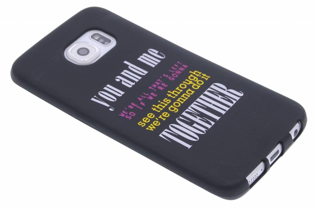 Image of You and me glow in the dark TPU case voor de Samsung Galaxy S6 Edge