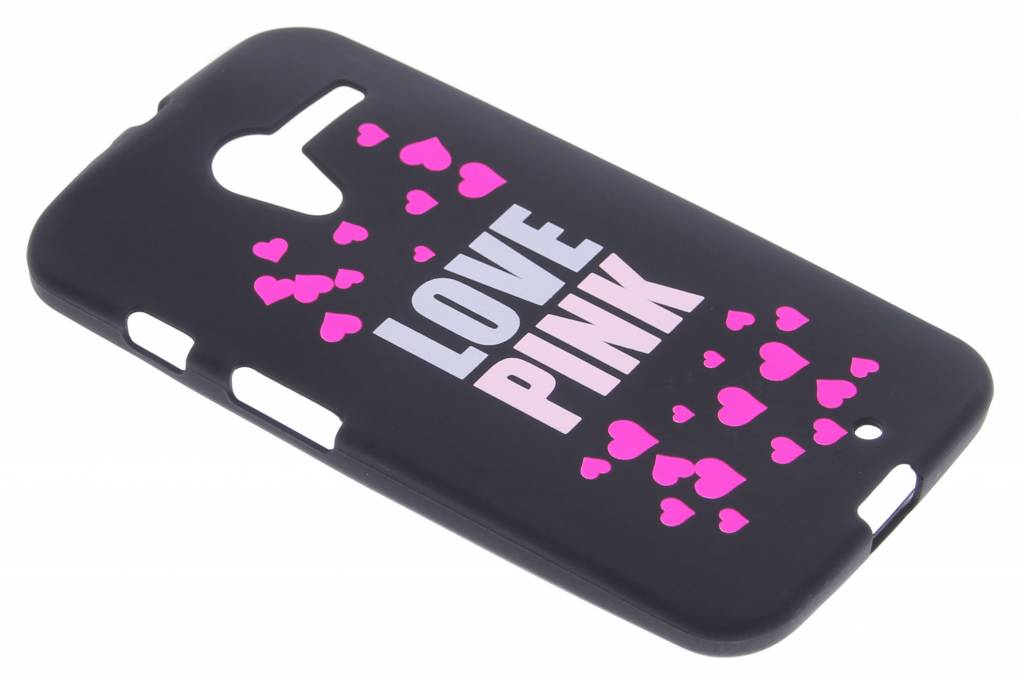 Image of I love pink glow in the dark TPU case voor de Motorola Moto X