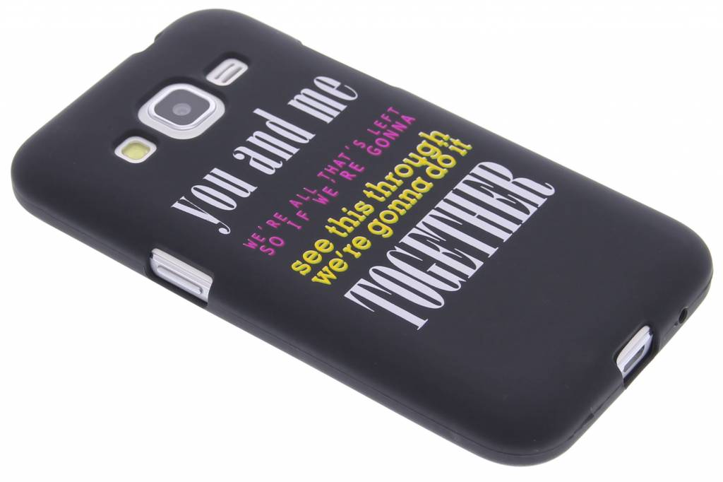 Image of You and me glow in the dark TPU case voor de Samsung Galaxy Core Prime