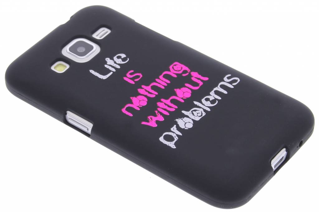 Image of Life problems glow in the dark TPU case voor de Samsung Galaxy Core Prime