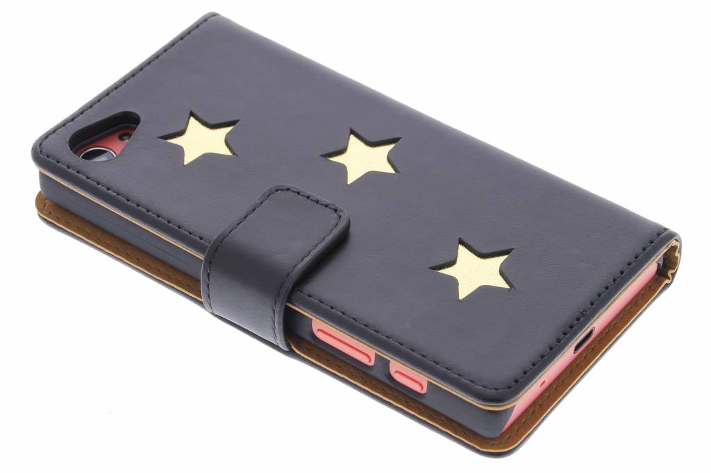 Image of Gold Reversed Star Booktype voor de Sony Xperia Z5 Compact