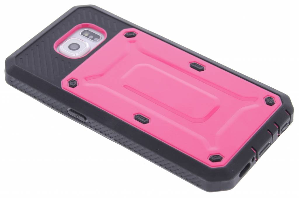 Image of Roze hardcase met clip voor aan een broekriem Samsung Galaxy S6