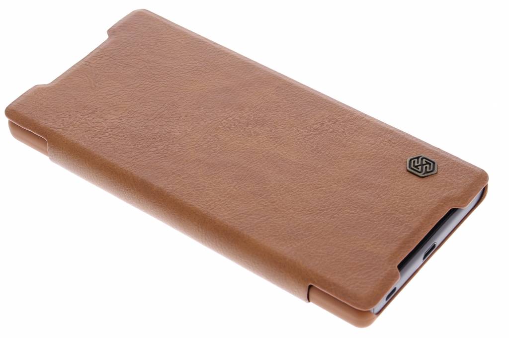 Image of Qin Leather slim booktype hoes voor de Sony Xperia Z5 - Bruin