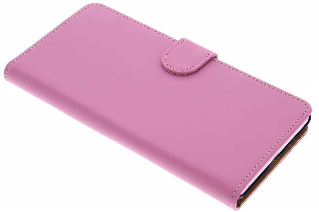 Image of Roze effen booktype hoes voor de Sony Xperia C5 Ultra