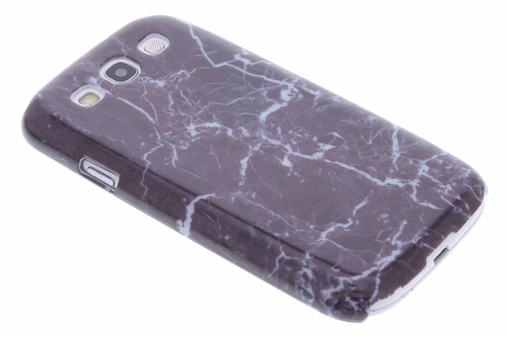 Image of Donkerpaars marmer hardcase hoesje voor de Samsung Galaxy S3 / Neo