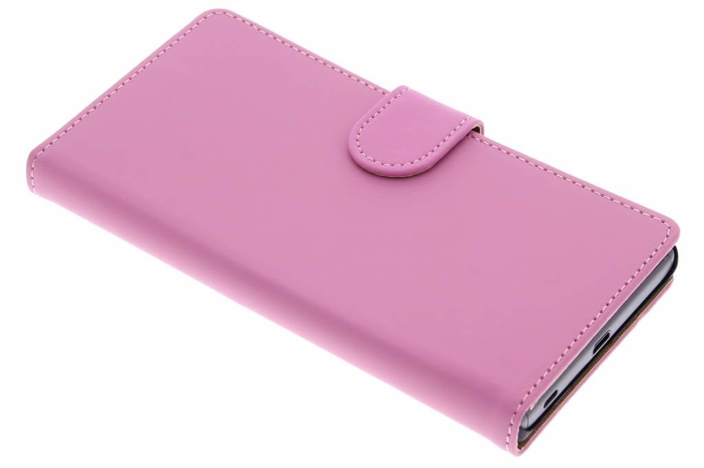 Image of Roze effen booktype hoes voor de Sony Xperia Z5