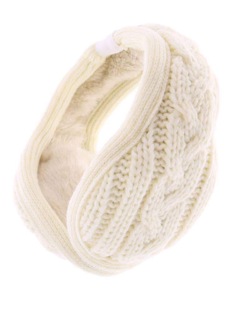 Image of hi-Ear Earmuff Warmer - Treccia Bianco