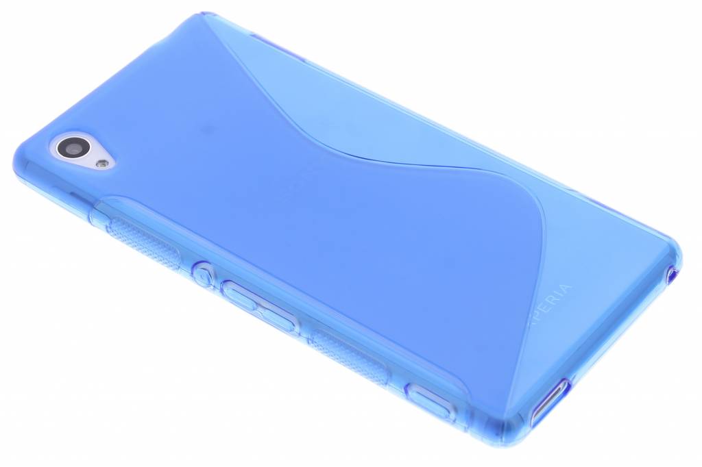 Image of Blauw S-line TPU hoesje voor de Sony Xperia M4 Aqua
