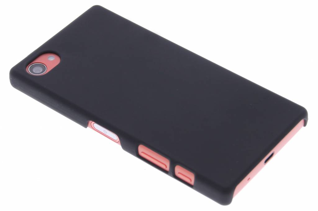 Image of Zwart effen hardcase hoesje voor de Sony Xperia Z5 Compact