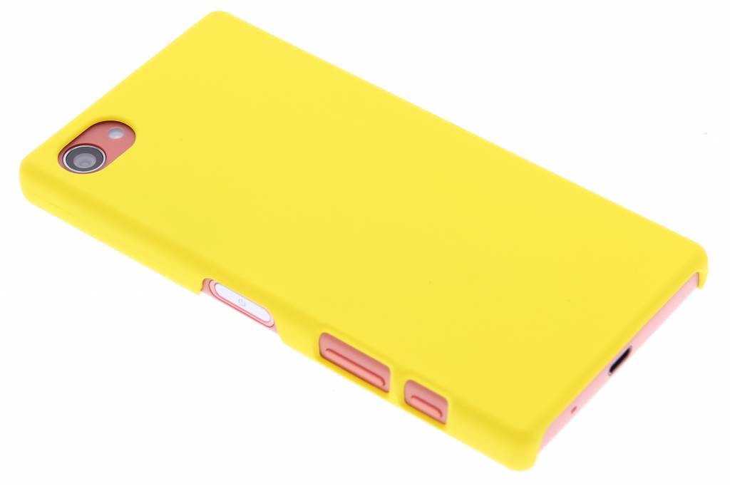 Image of Geel effen hardcase hoesje voor de Sony Xperia Z5 Compact