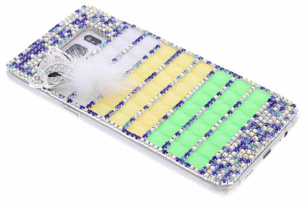 Image of Vos glazen strass hardcase hoesje voor de Samsung Galaxy S6 Edge Plus