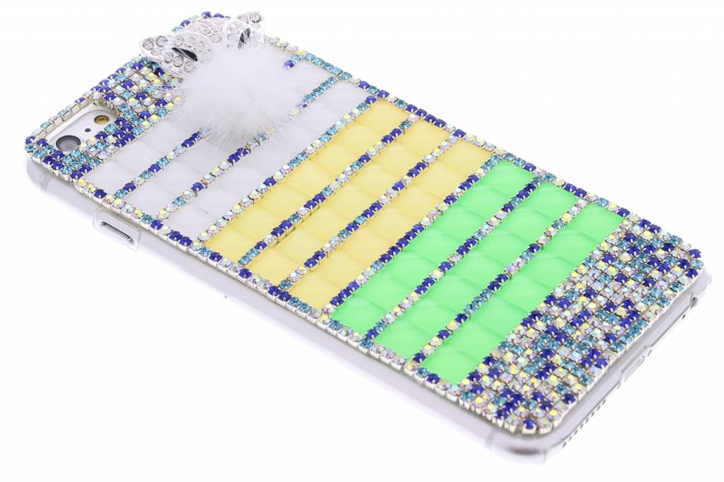 Image of Multicolor glazen strass hardcase hoesje voor de iPhone 6(s) Plus