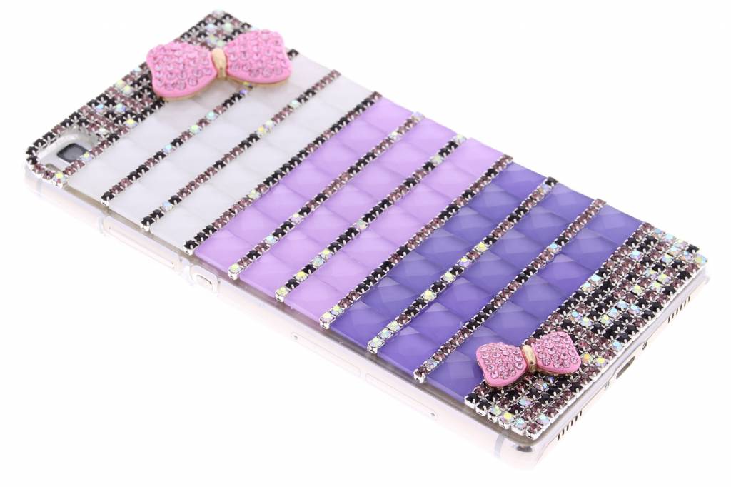 Image of Strik glazen strass hardcase hoesje voor de Huawei P8